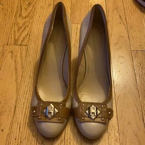 Tommy Hilfiger Tan Kitten Heels